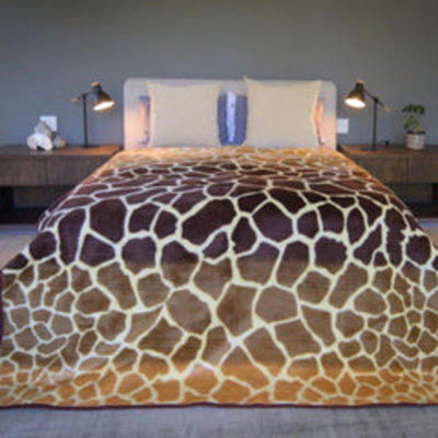 Polyester Animal Print Bedspread