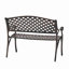 Banc de jardin en aluminium pour l'extérieur
