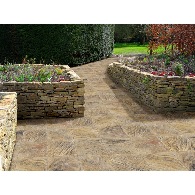 Marzana Aurelia 18 in. x 18 in. Honed Travertine Floor and Wall Tile