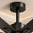 65" 8-Blade Ceiling Fan with Remote Control, 5 Speeds & Reversible Motor