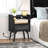 Rattan Nightstand With Charging Station, Boho Night Stand With Handmade Natural Rattan Drawer And Open Shelf, Cane Accent Side End Tables With Solid Wood Legs For Bedroom, Dorm, Small Spaces-1351055847-1351264196