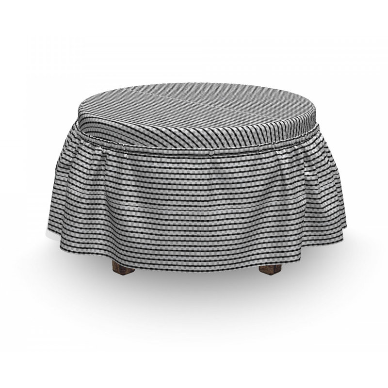 Housse pour disposition monochrome repose-pieds