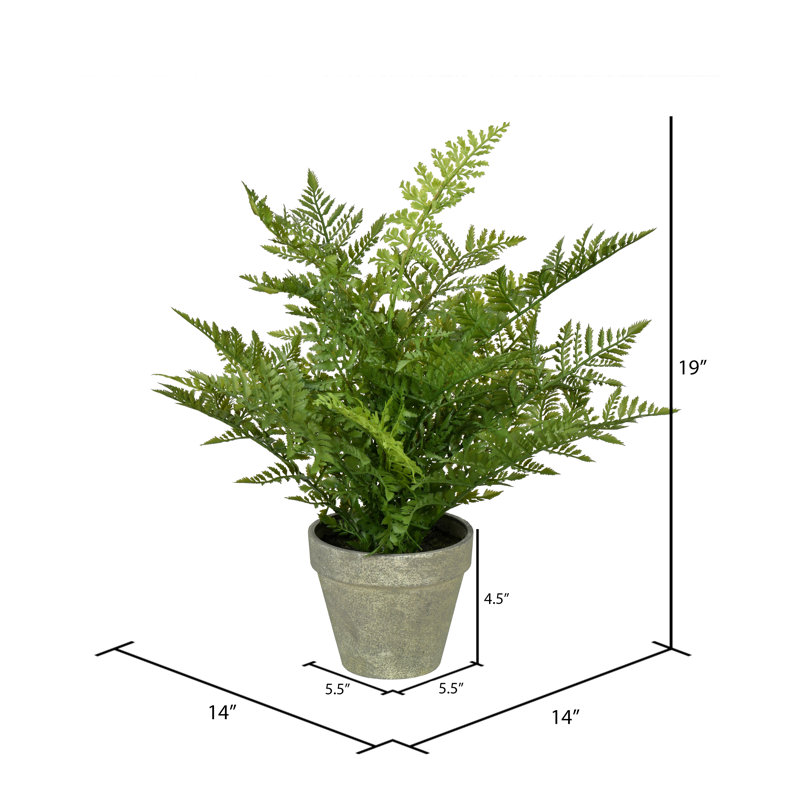 19'' Faux Plant in Pot