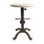 Pitzer Swivel Adjustable Height Counter Stool with Metal Frame-1295496199
