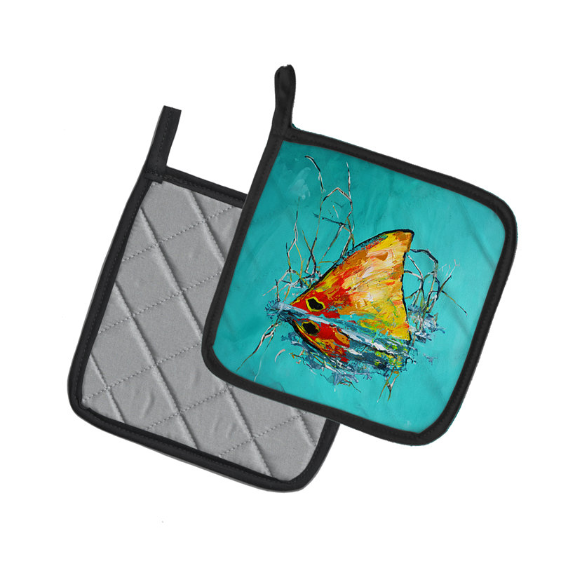 Caroline's Treasures Martin Welch New Artwork Polyester Potholder Set