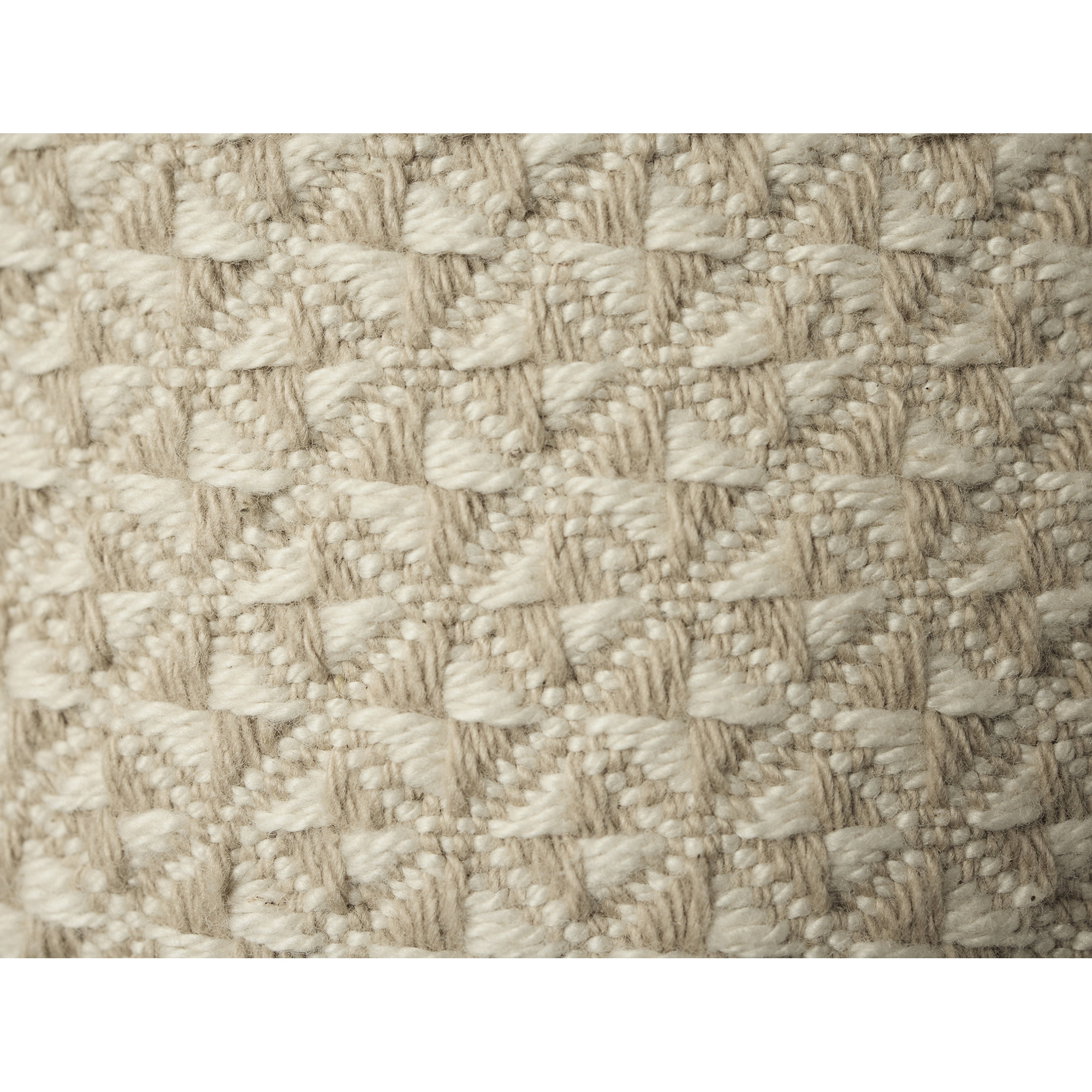 Cotton Honeycomb / Waffle Throw Blanket, Undyed Oyster, 66" W x 90" L