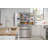 LG Smart Counter-Depth MAX, 4-Door French Door Refrigerator with Full-Convert Drawer, Print Proof Stainless Steel, 25 cu. ft.