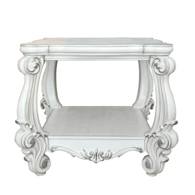 Table de bout Traditional White