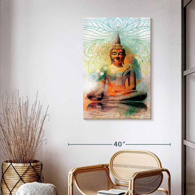 " Sitting Buddha " by NirvanaDesigns, 39" H x 26" W