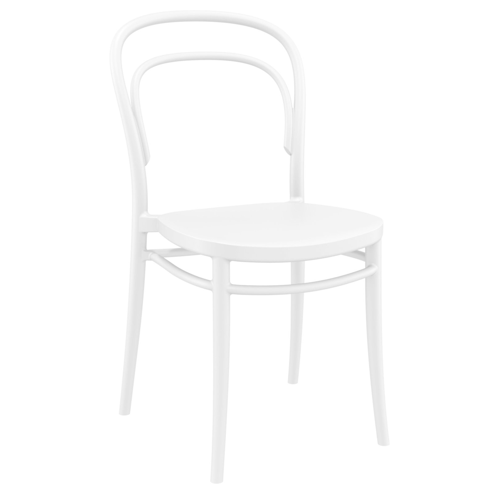 Farrah 24" Patio Bistro Set, White