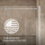 Composed 62 In. H Sliding Bath Door With 3/8 In. - Thick Glass-1835643029