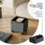 Banc de rangement avec repose-pieds Vérrant-130802507-130802510