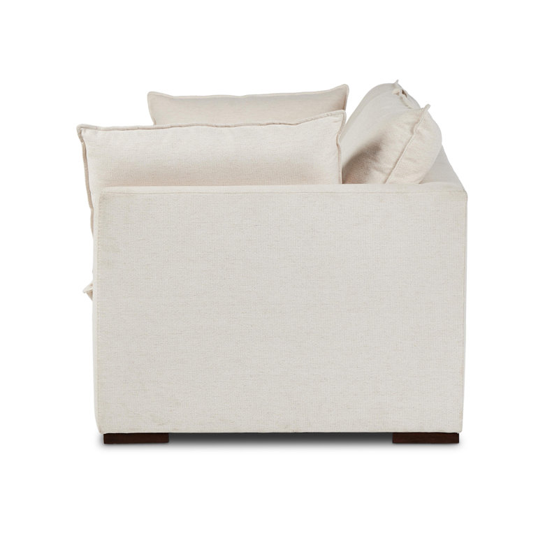 Kosa Sofa, Cream Polyester Blend
