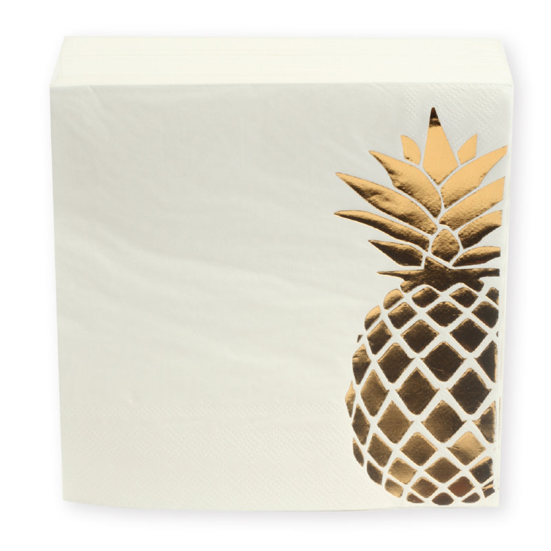 Serviettes de repas à papier 6,5 po Saldana