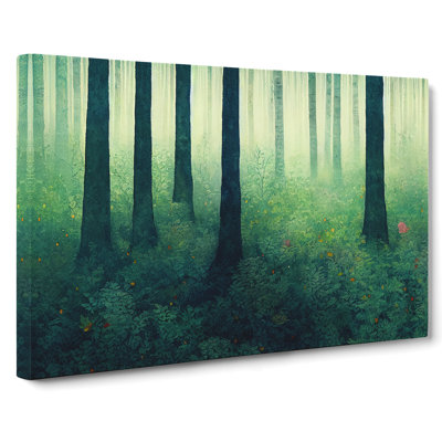 Watercolour Forest Vol.4 - Wrapped Canvas Painting