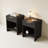 Arcen 1-Drawer Nightstand with Fluted Front (Set of 2)-1708566236-1708566238