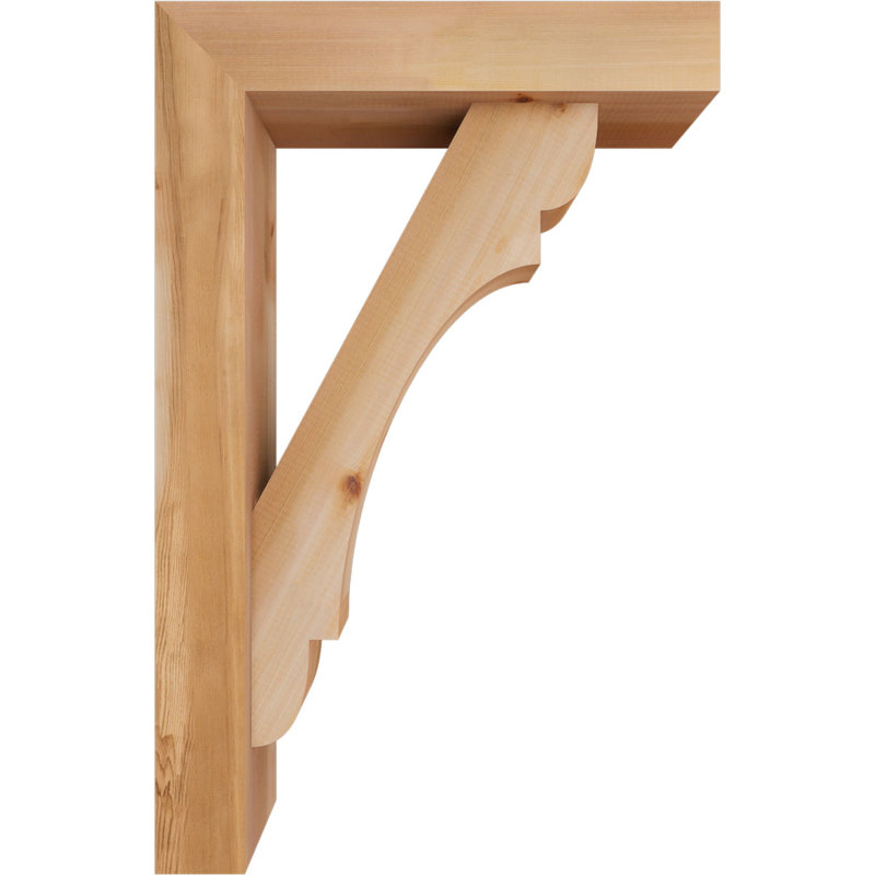 Support de bloc olympique avec entretoise décalée, 34 x 22, Cèdre rouge occidental de l 5 1/2 po (lisse)