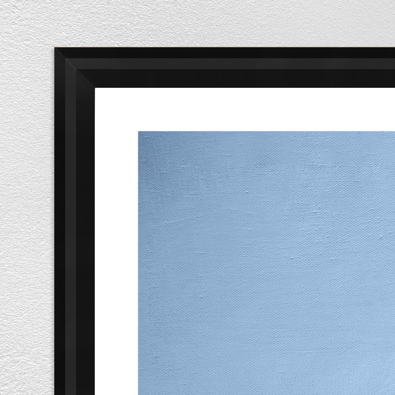 October Sunrise, Black Single Picture Frame Paper, Yes