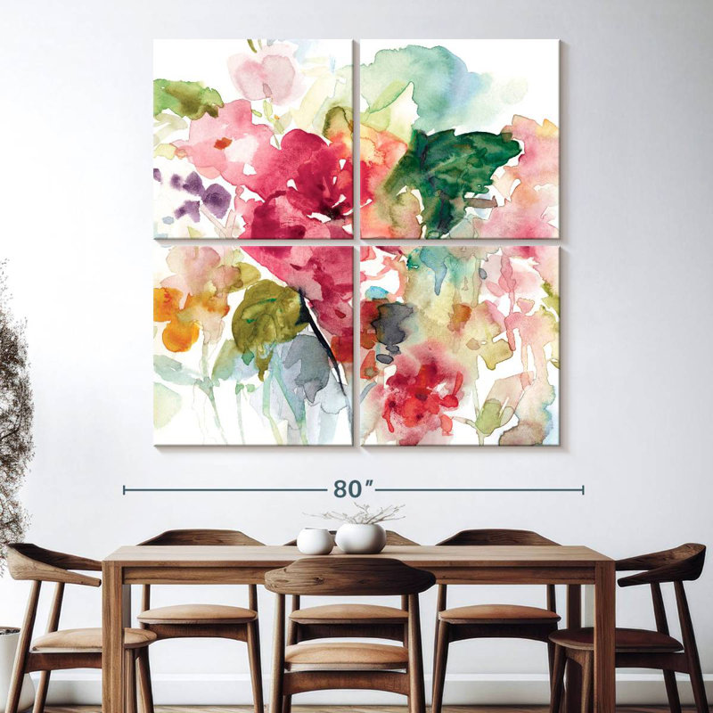 Avery Citrus Floral Punch, 74" H x 74" W