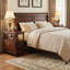 2 Drawers Solid Wood Nightstands Bedside Table For Bedroom-549744465-550426081