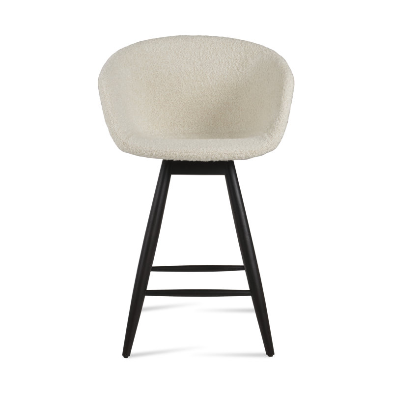 Tabouret de bar et de comptoir Tribeca Baba, Noir, Similicuir os, Tabouret de bar = siège d'une hauteur de 28 po