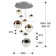 Avocet 9 - Light LED Cluster Pendant