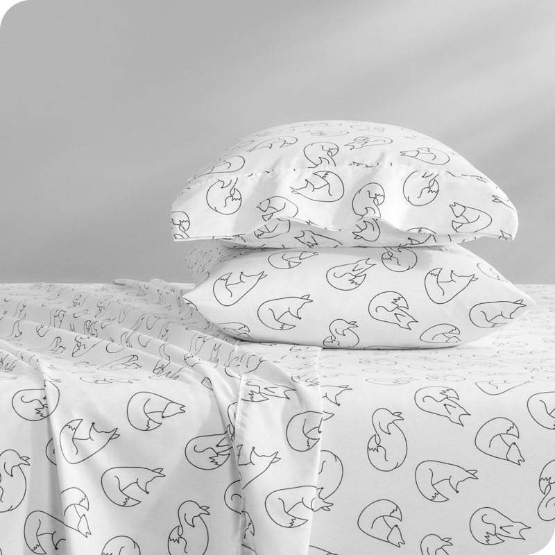 Microfiber Sheet Set, Queen Sheet Set + Fitted Sheet + 2 Pillowcases