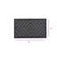 Paillasson antidérapant pour entrée, 18 po x 30 po, imperméable, mat-1901780649