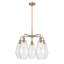 Lustre géométrique à intensité variable en acier à 5 lumières Amylea-94485236-94485246-139578665