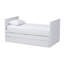 Lit de jour simple avec couchette Keighly-391343326