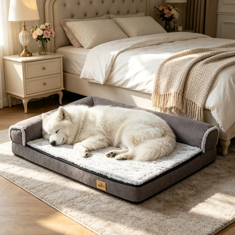 Ross Orthopedic Pet Bed, 28cm H x 135cm W x 100cm D