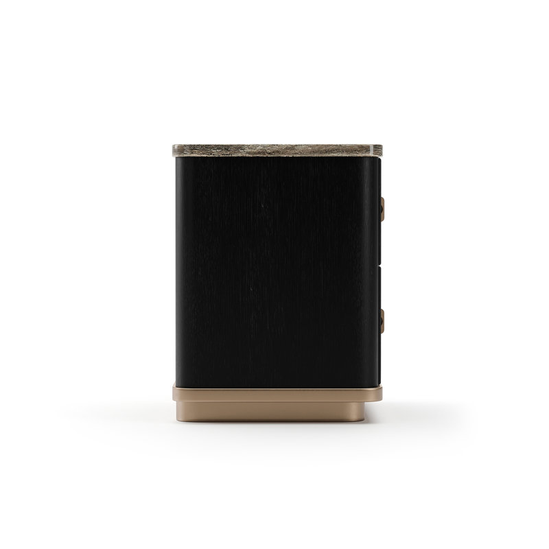 Rhythm Small Nightstand Dark, Black