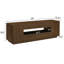 Meuble télé 59 po avec meuble télé moderne avec rangement ouvert, armoires et tiroirs, console de télévision incurvée pour salon et bureau-1607654842