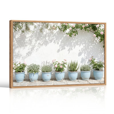 Ensemble d'une toile murale de jardin