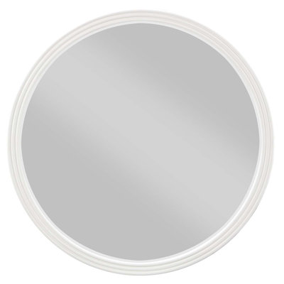 Carena 33"x33" Mirror, White Finish