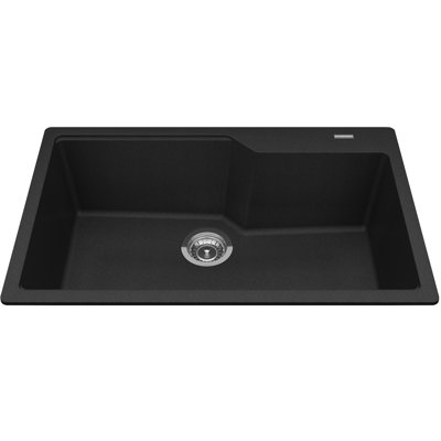 Évier de cuisine encastrable 31 po x l 20 po avec crépine