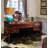 Rustic Solid Wood American - Style Desk with Ample Storage-110395716