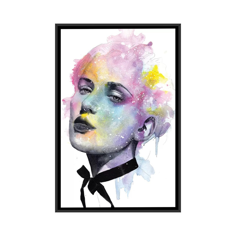 « haine never wins », reproduction d’impression sur toile, H 26 po x l 18 po x P 1,5 po, Toile avec cadre noir, Pas de tapis