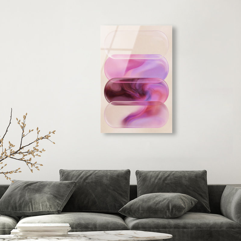 Clear Rose Print by Oliver Gal, 15"H x 10"W, High-Gloss Acrylic Print