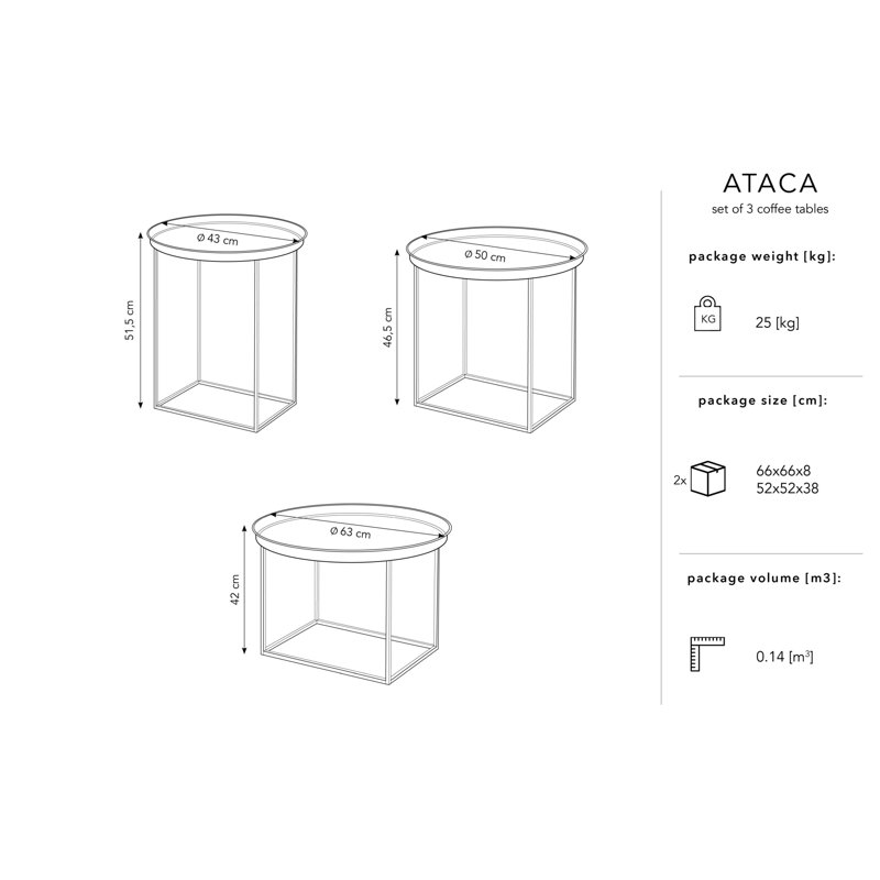 Jairee Frame Coffee Table