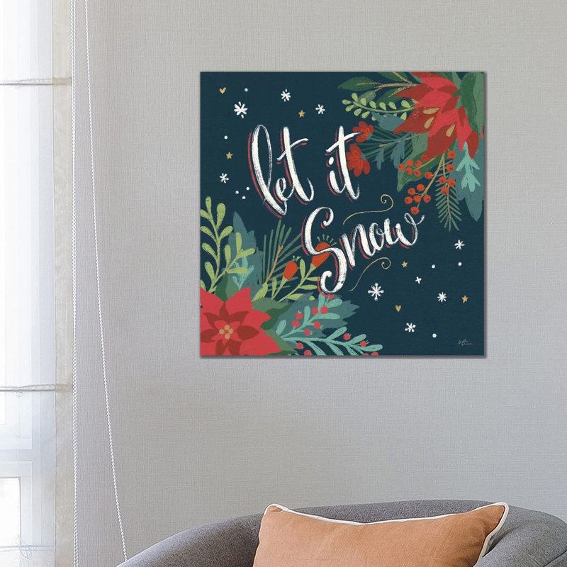 Christmas Bloom V by Janelle Penner - Wrapped Canvas Print, 66.04 cm H x 66.04 cm W x 1.91 cm D