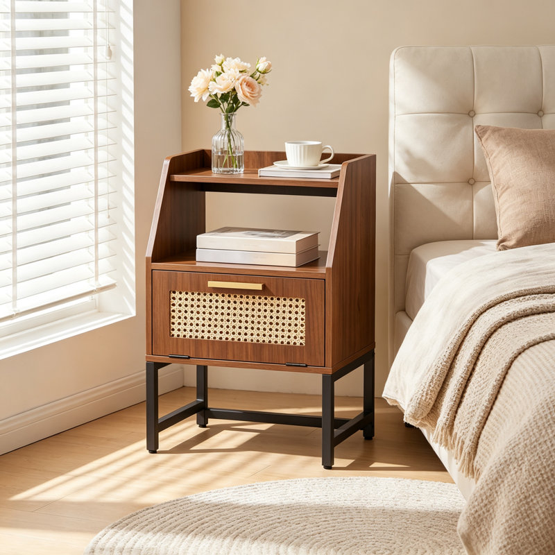40 cm W Bedside Table