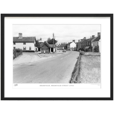 Bramfield, Bramfield Street C1955 - Single Picture Frame Print