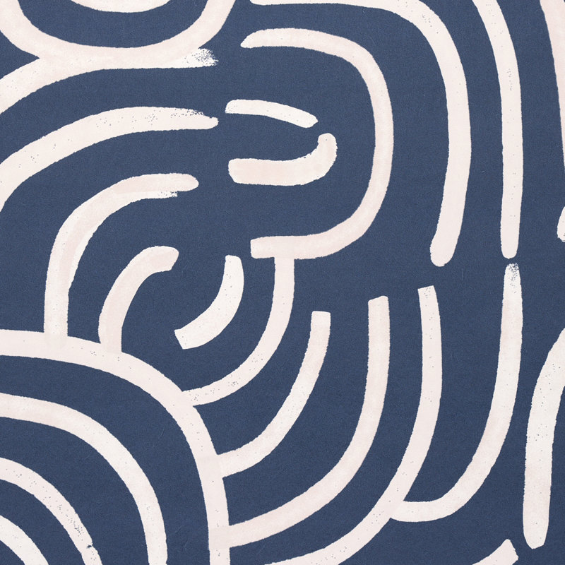Schumacher x Backdrop New Beat Wallpaper, Dark Blue