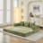 Comfy Convertible Folding Mattress Couch, Floor Sofa Bed, Chenille Floor Sofa With Armrest, Floor Sofa Lounge Couch For Living Room Bedroom Lounge Studio-Green-1626380161