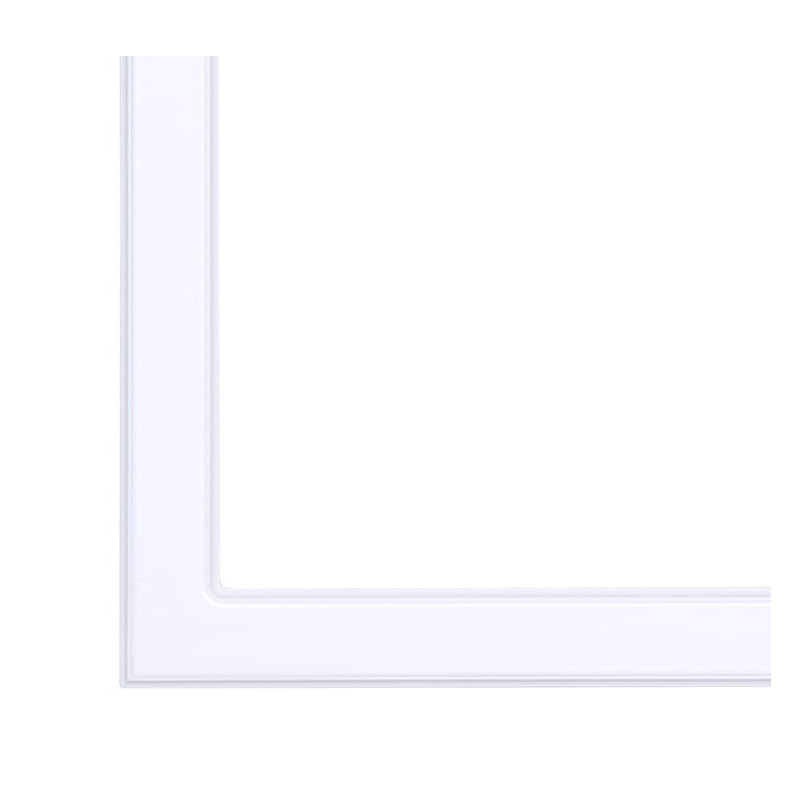 Flat Mirror, Linen White