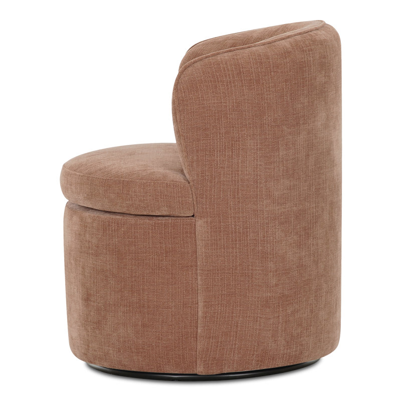 Dane Swivel Dining Chair Oatmeal, Pink