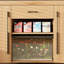 Armoire décorative, armoire de rangement, support d'aquarium avec prises de courant et tiroir de rangement