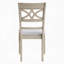 Chaise d'appoint sans accoudoirs Maisons (gris) (ensemble de 2)