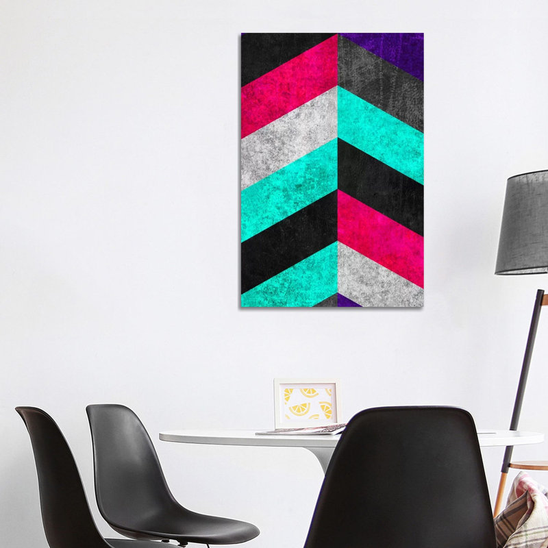 Geometric Mundo C by Diego Tirigall - Wrapped Canvas Print, 101.6 cm H x 66.04 cm W x 1.91 cm D